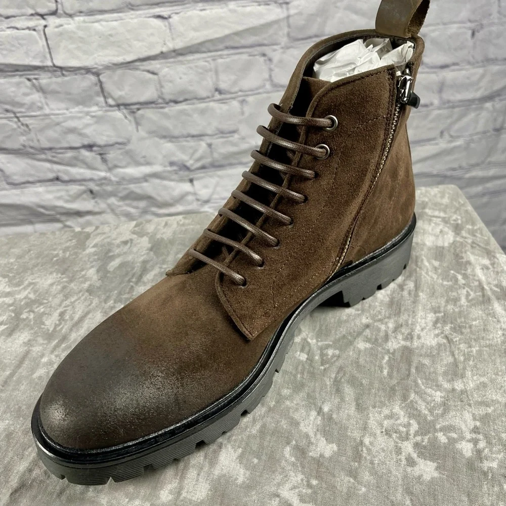 NWB Good Man Italian leather &Suede Boot Size 10.5